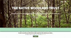Desktop Screenshot of nativewoodlandtrust.ie
