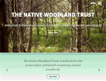 Tablet Screenshot of nativewoodlandtrust.ie